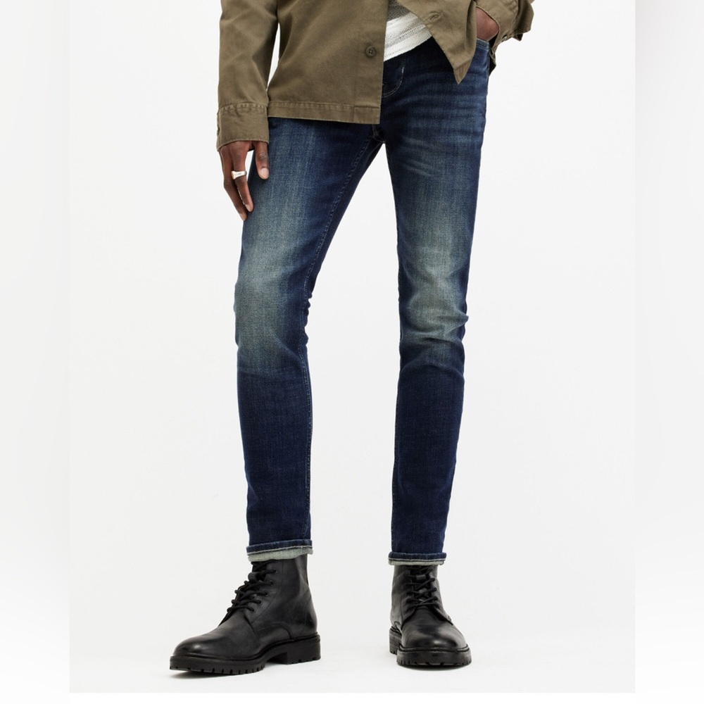 All Saints Indigo Cigarette Jeans